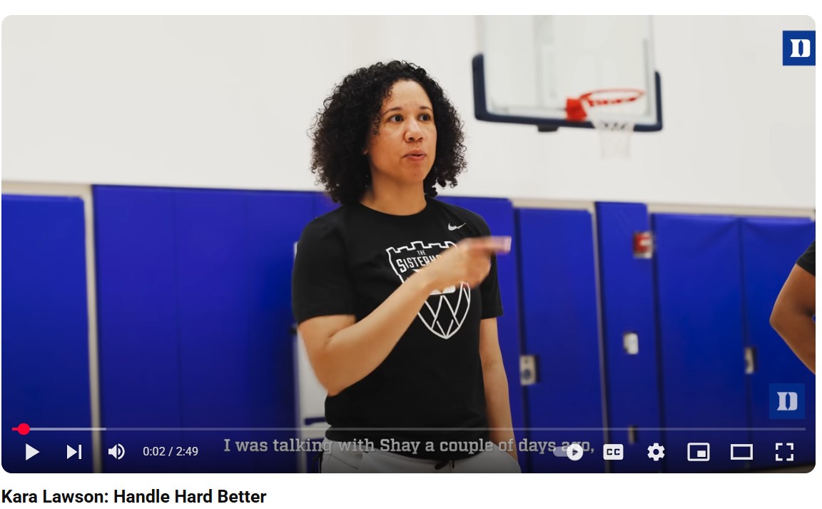 Grit Goal Challenge – Duke Basketball Coach Kara Lawson
